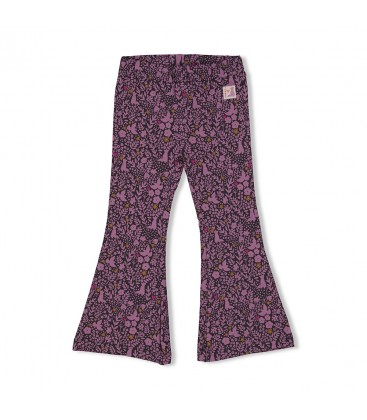 Jubel Flared broek AOP - Forest Fancy