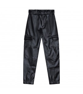 Indian bluejeans Vegan Leather Cargo Pants