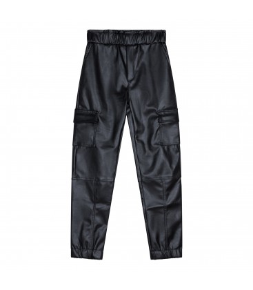 Indian bluejeans Vegan Leather Cargo Pants