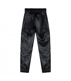 Indian bluejeans Vegan Leather Cargo Pants