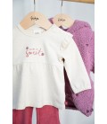 Feetje Flare broek velours rib - You're So Sweet