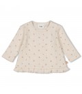 Feetje Longsleeve rib AOP - Little Rosebud