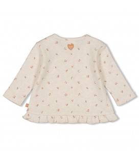 Feetje Longsleeve rib AOP - Little Rosebud