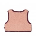 Feetje Bouclé gilet - Blooming Meadow