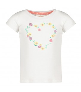 Jubel T-shirt flower heart - Picknick Perfect