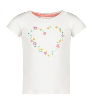 Jubel T-shirt flower heart - Picknick Perfect