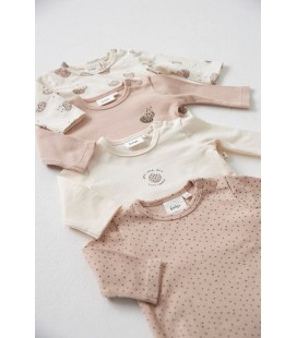 Feetje Longsleeve AOP rib - Cute Cookie